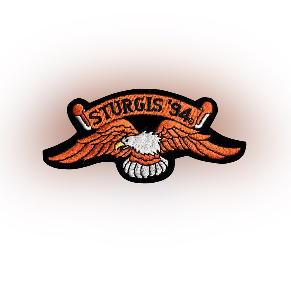 Sturgis '94 Eagle Embroidered Biker / Motorcycle Patch